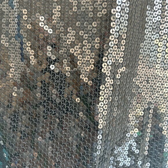 Iron by Sheri Bodell Dress Women's Black Sequin Racerback Mini Large Rock Glam - Picture 8 of 8